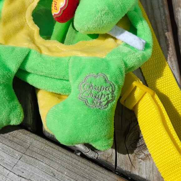 Chupa Chups Lollipops Dinosaur Triceratops Plush Backpack Limited Edition 18+ M - Picture 6 of 7